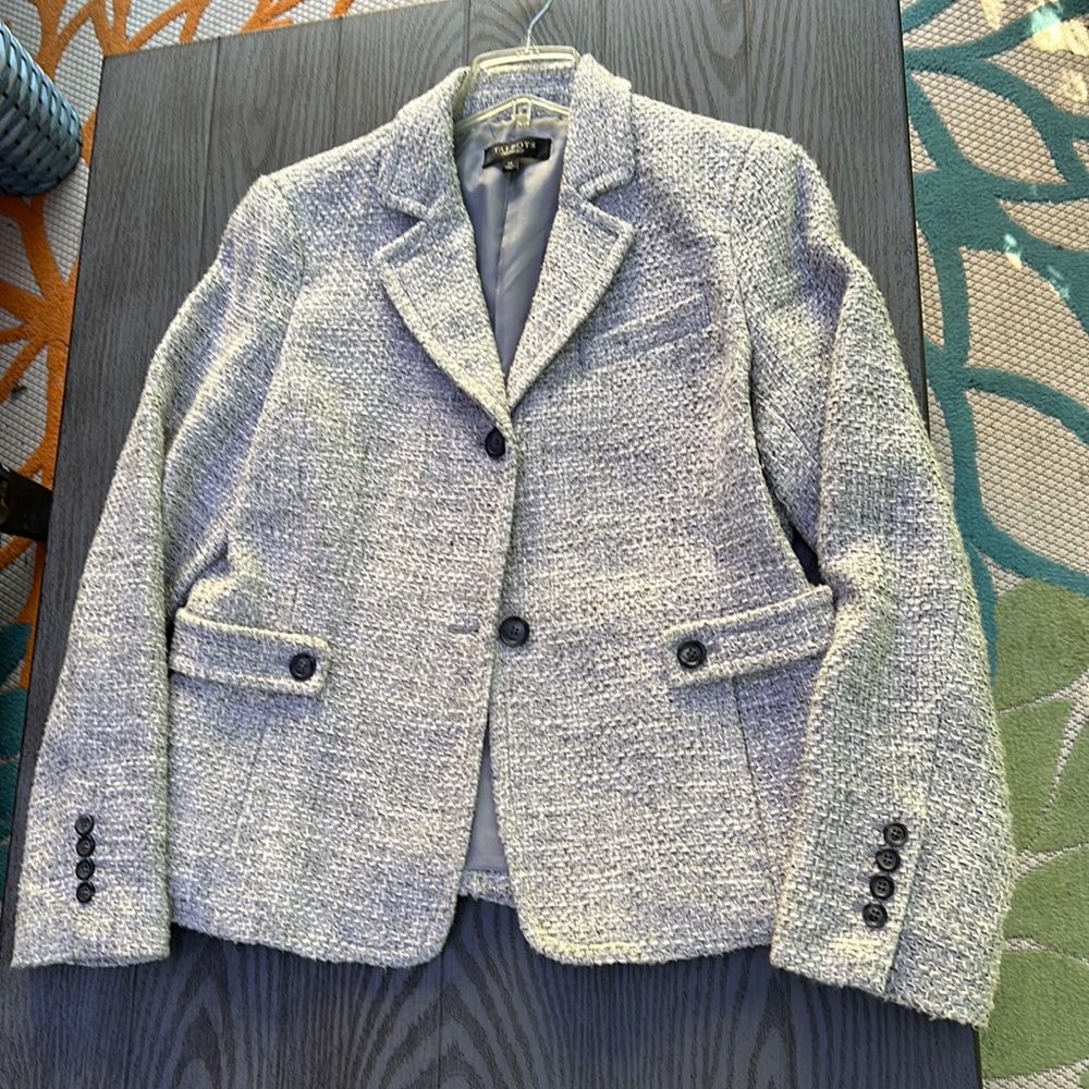 Talbots Grey Tweed Blazer - Picture 1 of 4